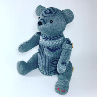 Memory Bear Keepsake - blue jointed bear