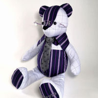 Memory Bear Keepsake - bear wearing scarf