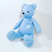 Memory Bear Keepsake - bright check bear