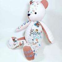 Memory Bear Keepsake - monochrome bears